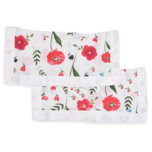 Cotton Muslin Security Blanket - Poppy