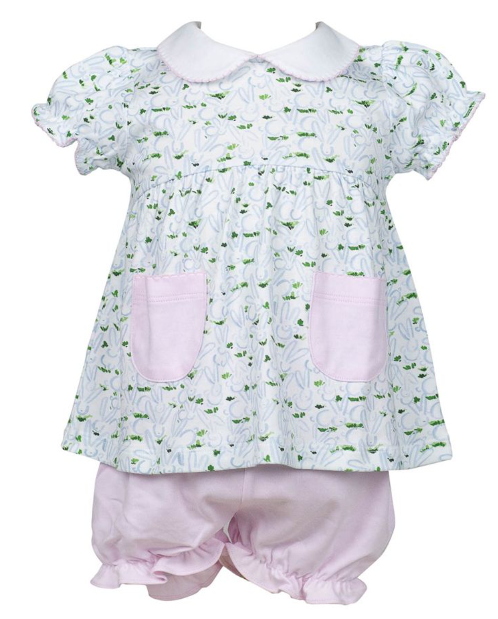 Bunnies Pima Bloomer Set