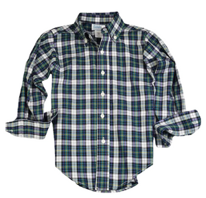 Preppy Plaid Button Down Shirt