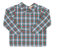Load image into Gallery viewer, Peter Pan Collar Shirt/Onesie - Prestonwood Plaid
