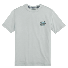 Load image into Gallery viewer, Heather Slate Grey Tearing It Up Performance Tee
