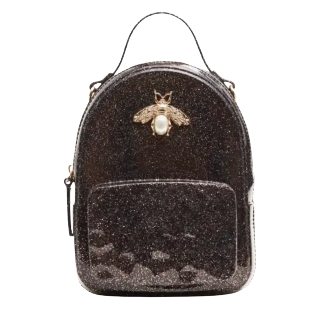 Jelly Mini Backpack With Bee Pin