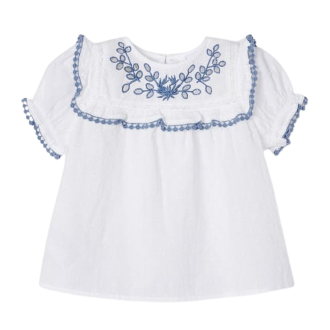 Plumeti Embroidered Blouse