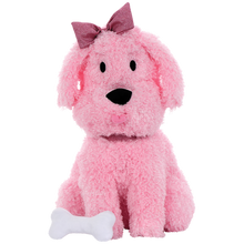 Load image into Gallery viewer, Puppy Love Furry And Glitter Pillow
