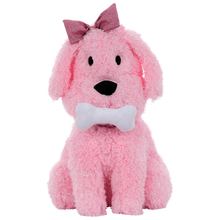 Load image into Gallery viewer, Puppy Love Furry And Glitter Pillow
