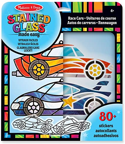 Race Car Stained Glass Made Easy