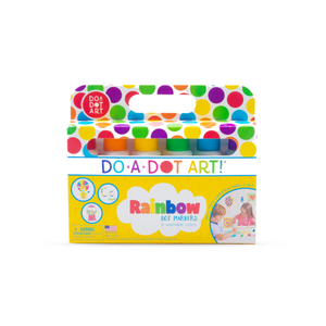 Rainbow Dot Markers - 6 Pack