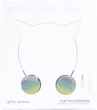 Load image into Gallery viewer, Rainbow Cat Headphones
