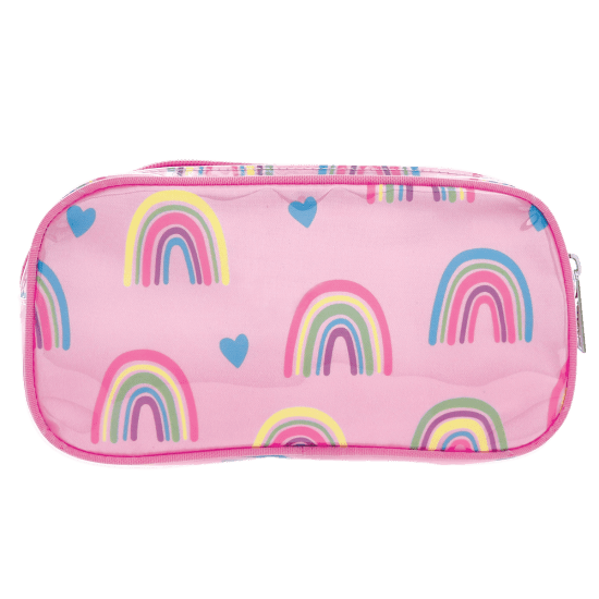 Rainbows & Hearts Cosmetic Bag