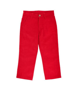 Prep School Pants - Richmond Red Corduroy