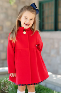 Penelope Peacoat - Richmond Red/Nantucket Navy