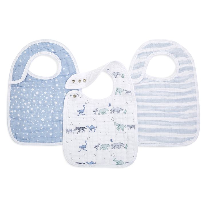 Classic Snap Bibs 3 Pack - Rising Star