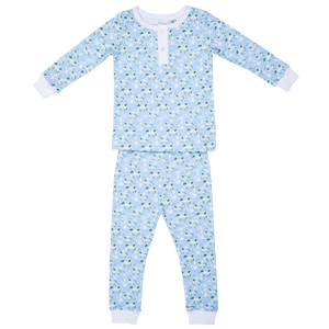 Rodeo Pajama Set with Henley Top