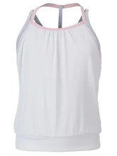 Load image into Gallery viewer, In Motion Bralette Tennis Tank - White
