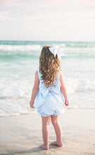 Load image into Gallery viewer, Lottie Blue Seersucker Bloomer/Banded Short Set
