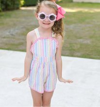 Load image into Gallery viewer, Ryan Romper - Rainbow Stripe
