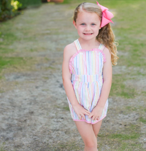 Load image into Gallery viewer, Ryan Romper - Rainbow Stripe

