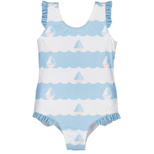 Load image into Gallery viewer, Sailboats Swimsuit
