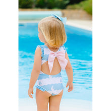 Load image into Gallery viewer, Sailboats Swimsuit
