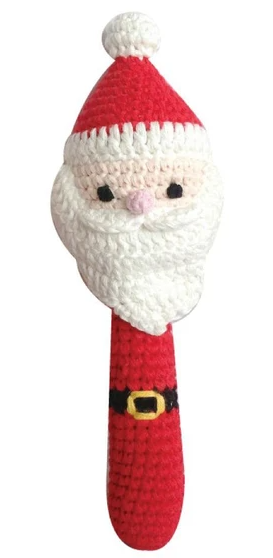 Santa Stick Rattle