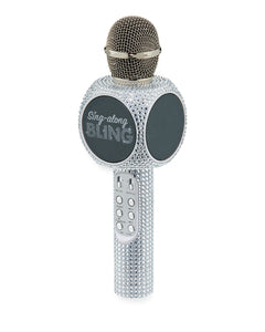 Silver Sing-A-Long Bling Karaoke Microphone