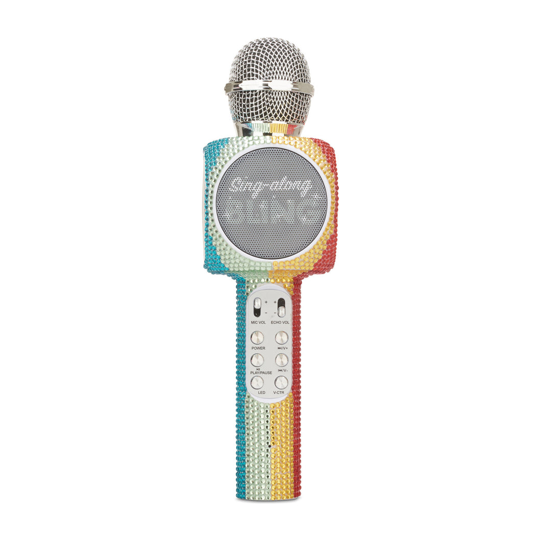 Sing-A-Long Rainbow Bling Karaoke Microphone