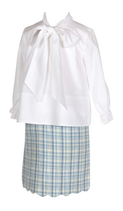 Britton Skirt - Jacquard Plaid