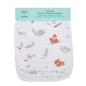 Classic Snap Bibs 3 Pack - Naturally