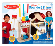 Load image into Gallery viewer, Deluxe Sparkle And Shine Cleaning Play Set
