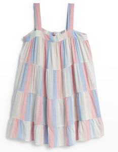 Adorn Candy Pink Stripe Dress