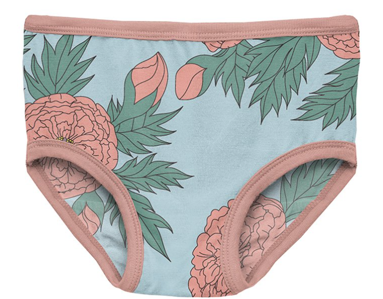 Spring Sky Floral Girl's Underwear