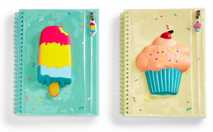 Sweet Treats Squishy Notebook With Pouch
