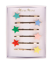 Load image into Gallery viewer, Enamel Star Hair Slides
