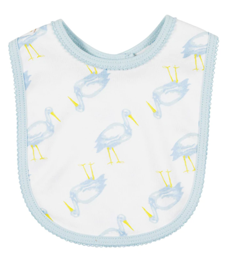 Burp Me Bib - Sir Proper Stork
