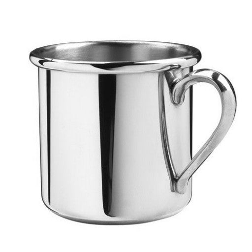 Straight Edge Pewter Baby Cup