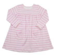 Load image into Gallery viewer, Lennon Pink Stripe Knit Dress
