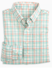 Load image into Gallery viewer, Sun Baked Sand Long Sleeve Intercoastal Hartford Plaid Sportshirt
