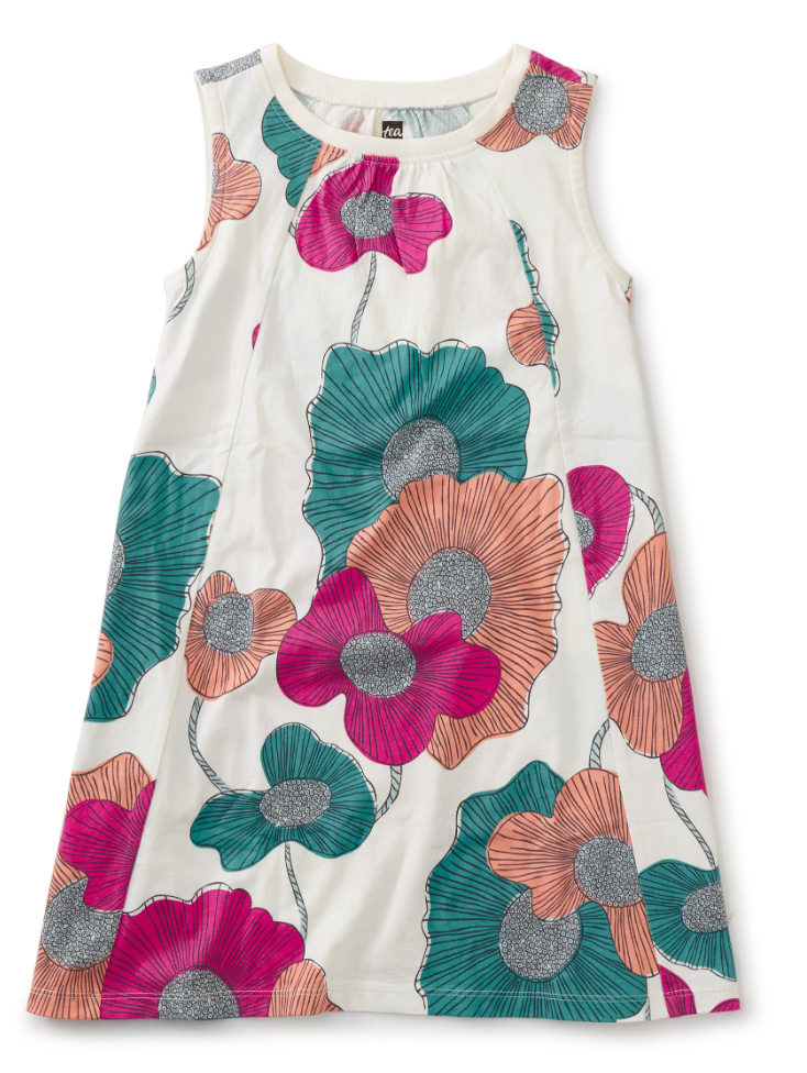 Surf Floral Trapeze Dress