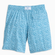 Load image into Gallery viewer, Aquamarine Swim Party Swim Trunk
