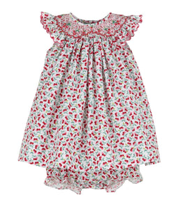 Cherry Berry Smocked Bishop