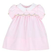 Load image into Gallery viewer, Pink Spring Broderie Scallop Dress
