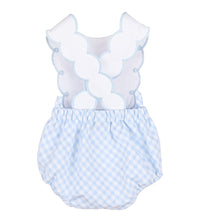 Load image into Gallery viewer, Coastal Blue Lattice Overall
