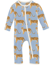 Load image into Gallery viewer, Tiger Print Coverall with Zipper
