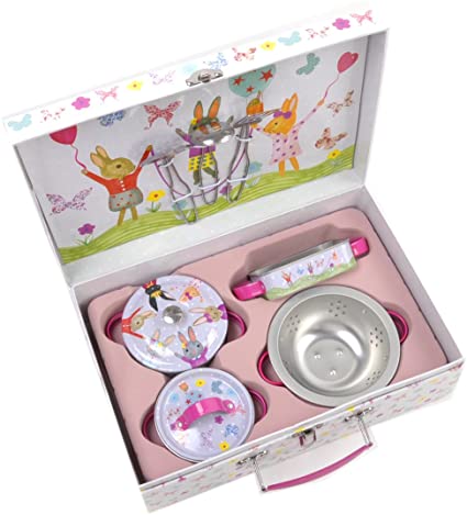 Kitchen Bunny Nine Piece Tin Set