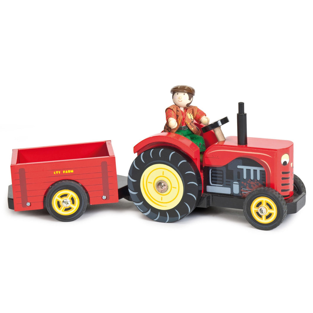 Bertie's Tractor With Farmer