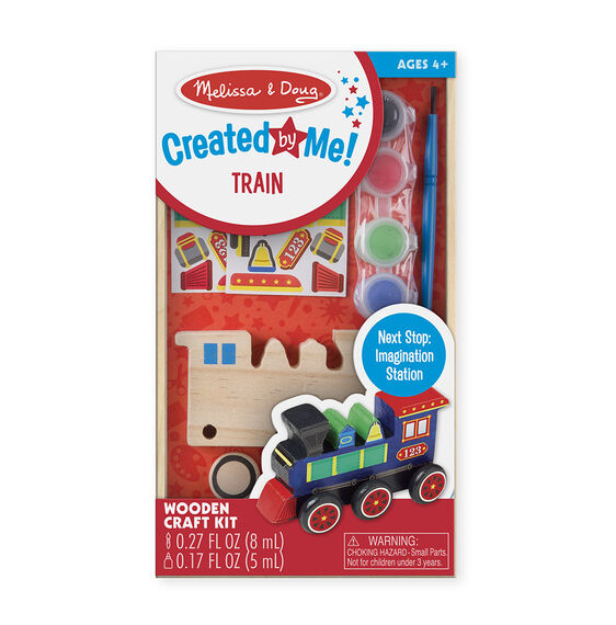 Design Your Own Train Wooden Craft Set