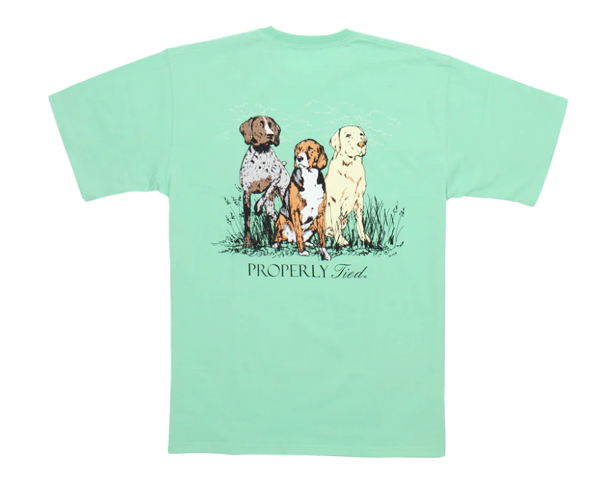 Triple Dog SS Tee Shirt - Wash Green