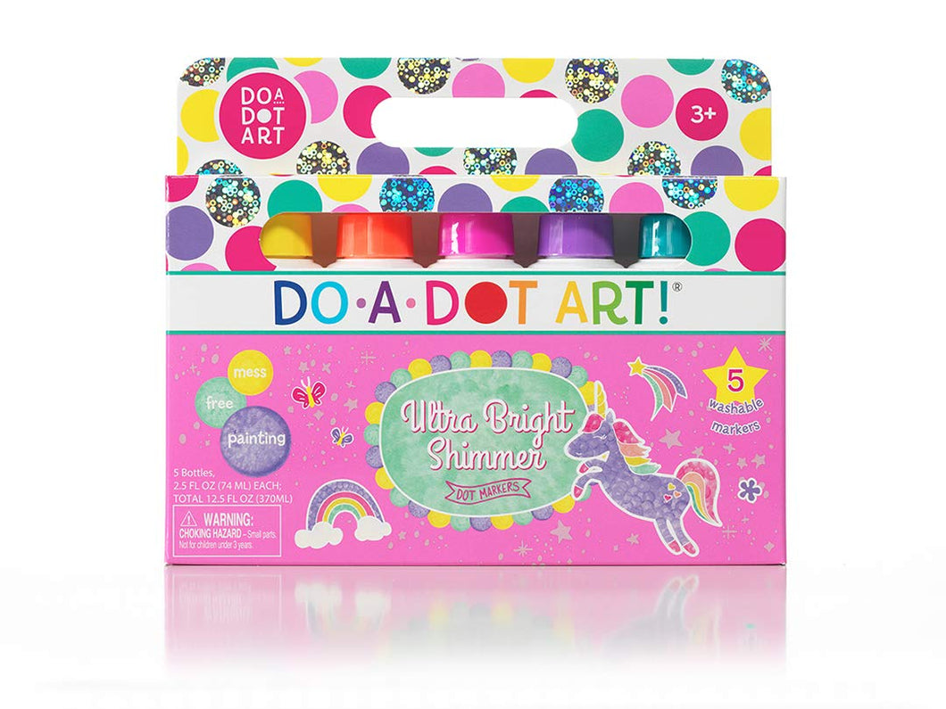 Ultra Bright Shimmer Dot Markers - 5 Pack