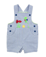 Load image into Gallery viewer, Under The Sea Seersucker Shortall
