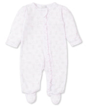 Load image into Gallery viewer, Pink Gingham Bunnies Footie With Zipper
